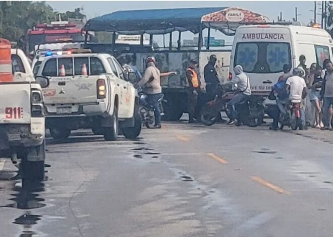 Punta Cana: varios turistas resultaron heridos tras colisión entre dos vehículos